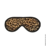 Закрытая маска на глаза с леопардовым мехом - Закрытая маска на глаза с леопардовым мехом