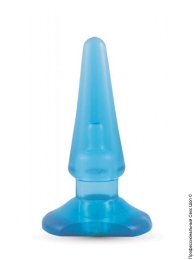 Фото анальний плаг b yours basic anal plug blue, 9х3см в профессиональном Секс Шопе