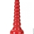 Анальная втулка Doc Johnson Red Boy - Red Ringer Anal Wand, диаметр 4,5см