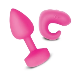 Фото gvibe gkit - великолепный набор анальная пробка + вибратор на палец (розовый) в профессиональном Секс Шопе