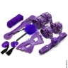 Шкіряний БДСМ-набір - Purple Power - Шкіряний БДСМ-набір - Purple Power