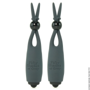 Вібратори для грудей - виброзажимы для сосків fifty shades of grey, sweet torture vibrating nipple clamps фото