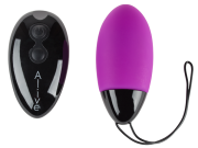 Виброяйцо - alive magic egg max  мощное виброяйцо с дистанционным пультом управления,8.36х3.8 см (фиолетовый) фото
