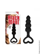 Анальні пробки (сторінка 13) - анальний ланцюжок з ручкою black mont beaded luv probe, 15х3,4см фото