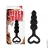 Анальная цепочка с ручкой Black Mont Beaded Luv Probe, 15х3,4см