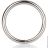 Металлическое эрекционное кольцо CalExotics Silver Ring Large
