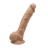 SilexD Tomas Caramel Model 1 size 9 in - Фаллоимитатор двухслойный, 23х4.9 см., (телесный)