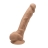 SilexD Tomas Caramel Model 1 size 9 in - Фаллоимитатор двухслойный, 23х4.9 см., (телесный)