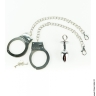 Металлические наручники с анальной пробкой - Металлические наручники с анальной пробкой