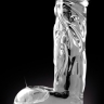 Фалоімітатор скляний з мошонкою No. 40 Glass Massager - Фалоімітатор скляний з мошонкою No. 40 Glass Massager