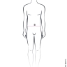 Чоловічий рольової костюм - 020 SLIP black - Чоловічий рольової костюм - 020 SLIP black