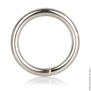 Кільця і ласо на член - металеве ерекційне кільце calexotics silver ring medium фото