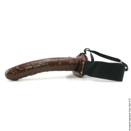 Фото фалопротез fetish fantasy 10 inch hollow strap-on chocolate dream в профессиональном Секс Шопе