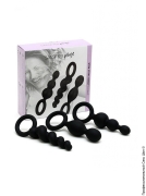 Анальні пробки (сторінка 13) - комплект анальних іграшок satisfyer plugs black (set of 3) фото
