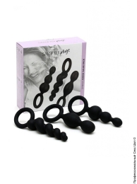 Фото комплект анальных игрушек satisfyer plugs black (set of 3) в профессиональном Секс Шопе
