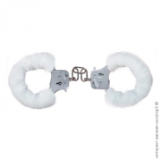Садо-мазо (БДСМ) игрушки и аксессуары - пушистые меховые наручники furry fun cuffs фото
