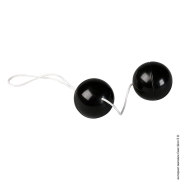 Вагінальні кульки - вагінальні кульки duotone balls black фото