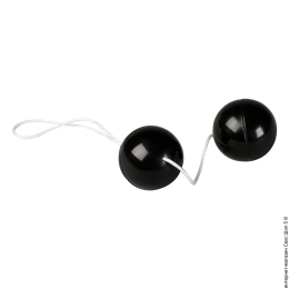Фото вагінальні кульки duotone balls black в профессиональном Секс Шопе