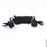 Тканинний комплект наручників з маскою - Тканинний комплект наручників з маскою