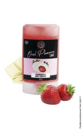 Фото съедобный лубрикант white chocolate with strawberries edible lubricant в профессиональном Секс Шопе