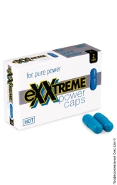 Фото капсули для потенції exxtreme 2 шт в упаковці в профессиональном Секс Шопе