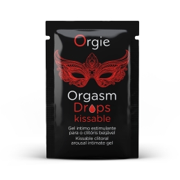 Фото orgie orgasm drops kissable сашет возбуждающие капли для клитора, 2 мл (яблоко и корица) в профессиональном Секс Шопе