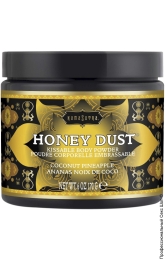 Фото пудра для тіла зі смаком кокоса і ананаса honey dust body powder 170g в профессиональном Секс Шопе