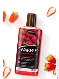 Фото разогревающее массажное масло - warmup strawberry, 150 мл bottle в профессиональном Секс Шопе