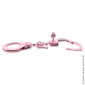 Розовые металлические наручники - Розовые металлические наручники