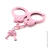 Розовые металлические наручники