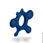 Кольца и насадки ❤️ со стимуляцией члена - эрекционное кольцо fun factory rain blue фото