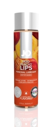 Фото system jo - peachy lips - смазка с ароматом персика, 120 мл в профессиональном Секс Шопе
