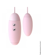 Вакуумные стимуляторы - виброяйцо с вакуумным стимулятором 2 в 1 kisstoy miss vv pink фото
