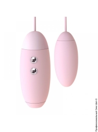 Фото виброяйцо с вакуумным стимулятором 2 в 1 kisstoy miss vv pink в профессиональном Секс Шопе