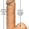 Фаллоимитатор - Doc Johnson Vac-U-Lock Cock 17cm - Фаллоимитатор - Doc Johnson Vac-U-Lock Cock 17cm