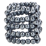 Эрекционное кольцо - california exotic novelties ultimate stroker beads - насадка на член из бусин, 3.8х3.8 см (серебристый) фото