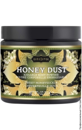 Фото пудра для тіла зі смаком і ароматом жимолості honey dust body powder 170g в профессиональном Секс Шопе