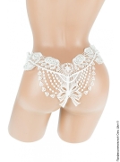 Женские сексуальные трусики шортики и эротические стринги (страница 7) - белые трусики с ажурной вышивкой фото