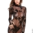 Ажурное платье с длинным рукавом и стрингами Fantasy Lingerie
