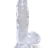 Pipedream King Cock Clear 5" Cock with Balls - Реалистичный фалоимитатор на присоске, 10.8х3.55 см, (прозрачный)