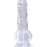 Pipedream King Cock Clear 5" Cock with Balls - Реалистичный фалоимитатор на присоске, 10.8х3.55 см, (прозрачный) - Pipedream King Cock Clear 5" Cock with Balls - Реалистичный фалоимитатор на присоске, 10.8х3.55 см, (прозрачный)