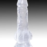 Pipedream King Cock Clear 5" Cock with Balls - Реалистичный фалоимитатор на присоске, 10.8х3.55 см, (прозрачный) - Pipedream King Cock Clear 5" Cock with Balls - Реалистичный фалоимитатор на присоске, 10.8х3.55 см, (прозрачный)