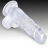 Pipedream King Cock Clear 5" Cock with Balls - Реалистичный фалоимитатор на присоске, 10.8х3.55 см, (прозрачный)