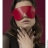 Красная кожаная маска на глаза Feral Feelings - Blindfold Mask