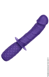 Фото фалоімітатор purple silicone grip thruster в профессиональном Секс Шопе