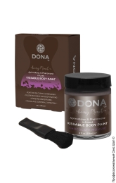Фото краска для тела - dona kissable body paint - chocolate mousse в профессиональном Секс Шопе