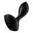 Satisfyer Backdoor Lover - Анальная пробка с вибрацией, 11,5х3,3 см, (черная)