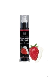 Фото смазка 2 в 1 strawberry &amp; cream hot effect kissable lubricant, 50 ml в профессиональном Секс Шопе