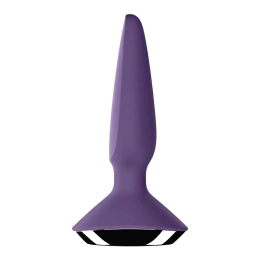 Фото satisfyer plug-ilicious 1 - анальная смарт-пробка, 14х3 см, (фиолетовая) в профессиональном Секс Шопе