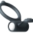 Dorcel Power Clit Black V2 - виброкольцо с язычком со щеточкой, 6.5х3.5 см (серый)